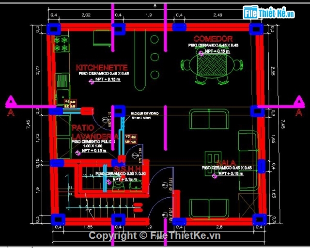 mặt bằng,Hồ sơ thiết kế,thiết kế khách sạn,thiết kế nhà khách,khách sạn 2 tầng